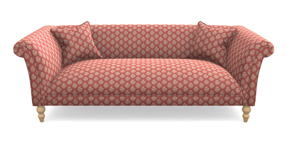 Product photograph of Woodbridge Bespoke 3 Seater Sofas In Cloth 21 - Coral 1 - Ginger Snap from Sofas and Stuff Limited