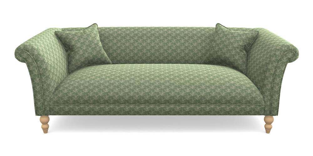 Product photograph of Woodbridge Bespoke 3 Seater Sofas In Cloth 21 - Decorative Leaf - Forest from Sofas and Stuff Limited