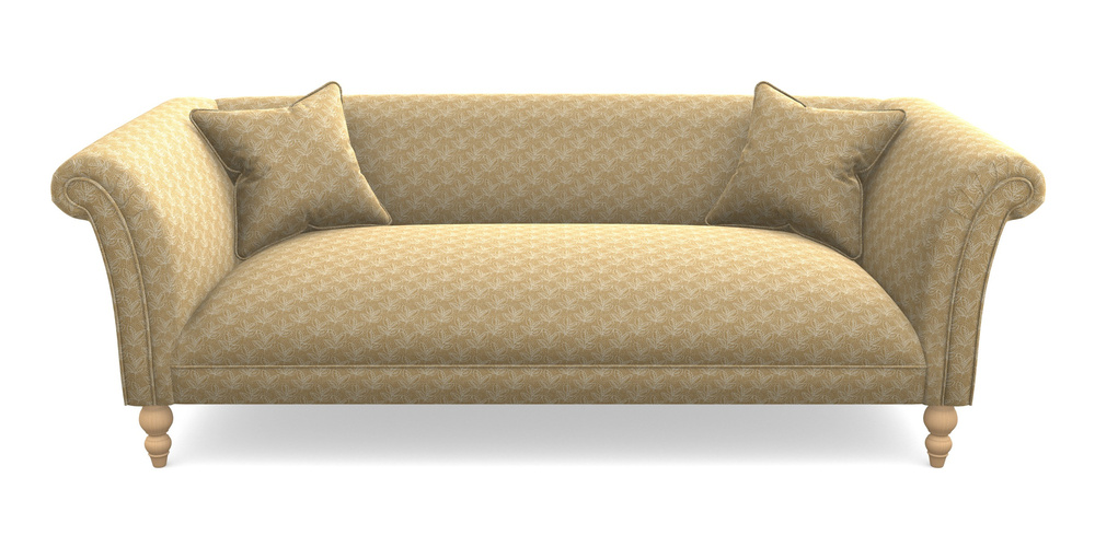 Product photograph of Woodbridge Bespoke 3 Seater Sofas In Cloth 21 - Decorative Leaf - Quince from Sofas and Stuff Limited