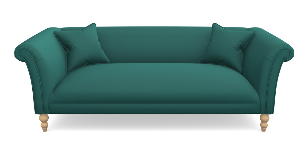 Product photograph of Woodbridge Bespoke 3 Seater Sofas In Clever Glossy Velvet - Kingfisher from Sofas and Stuff Limited