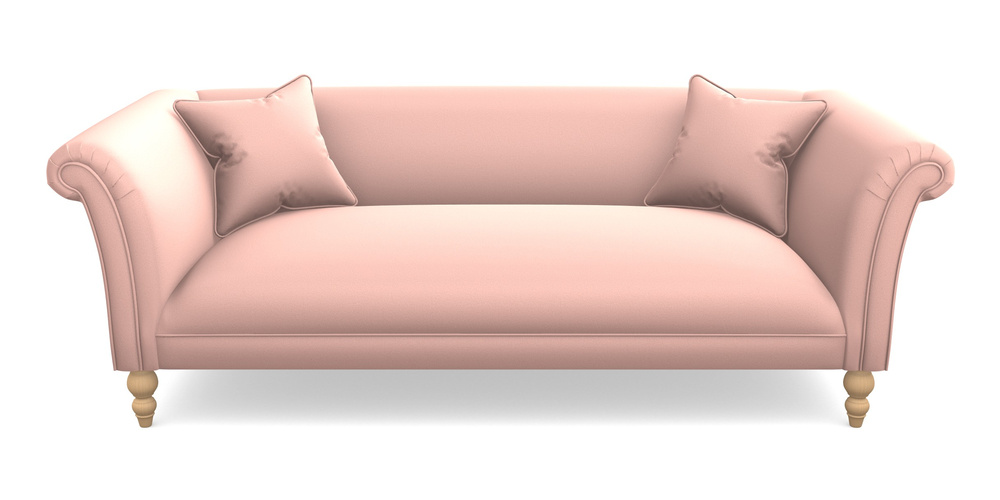 Product photograph of Woodbridge Bespoke 3 Seater Sofas In Clever Glossy Velvet - Tutu from Sofas and Stuff Limited