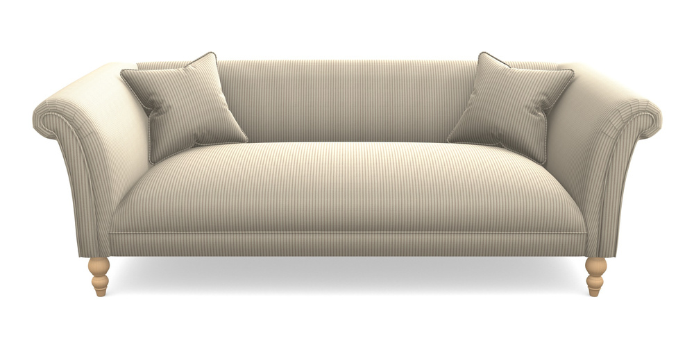 Product photograph of Woodbridge Bespoke 3 Seater Sofas In Cloth 21 - Simple Stripe - Beech from Sofas and Stuff Limited