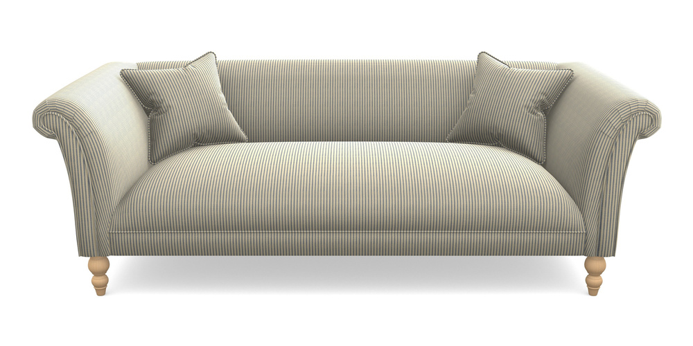 Product photograph of Woodbridge Bespoke 3 Seater Sofas In Cloth 21 - Simple Stripe - Bilberry from Sofas and Stuff Limited