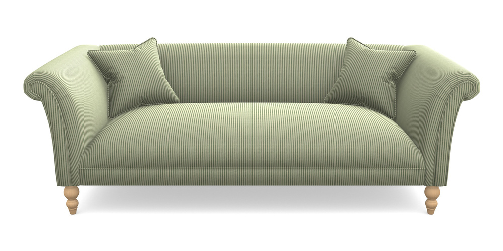 Product photograph of Woodbridge Bespoke 3 Seater Sofas In Cloth 21 - Simple Stripe - Forest from Sofas and Stuff Limited