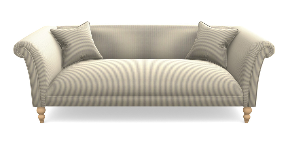 Product photograph of Woodbridge Bespoke 3 Seater Sofas In Cloth 21 - Simple Stripe - Magnesium from Sofas and Stuff Limited