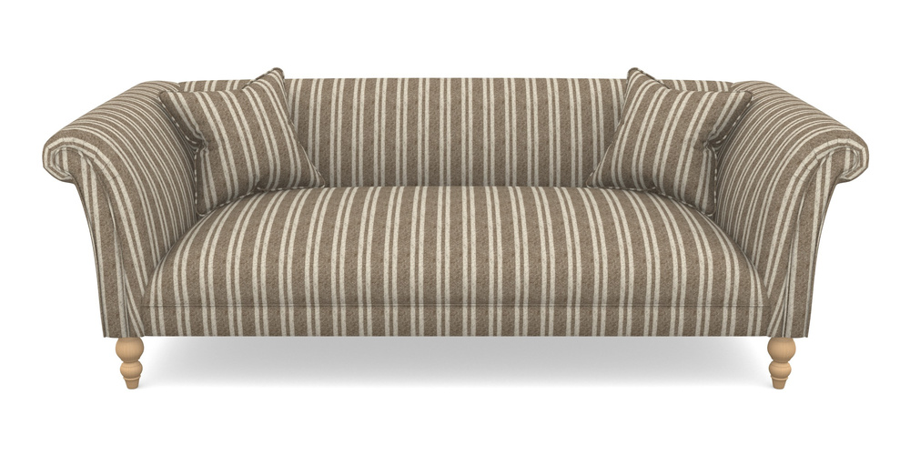 Product photograph of Woodbridge Bespoke 3 Seater Sofas In Cloth 22 - Barcode - Peat from Sofas and Stuff Limited