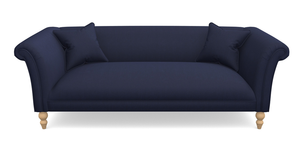 Product photograph of Woodbridge Bespoke 3 Seater Sofas In Clever Tough And Eco Velvet - Indigo from Sofas and Stuff Limited