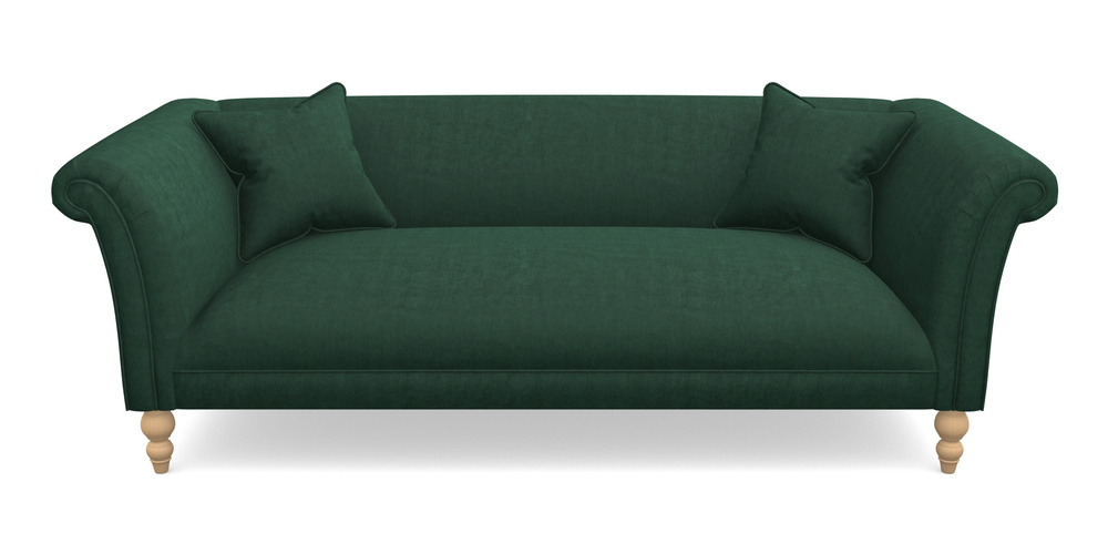 Product photograph of Woodbridge Bespoke 3 Seater Sofas In Clever Tough And Eco Velvet - Pine from Sofas and Stuff Limited