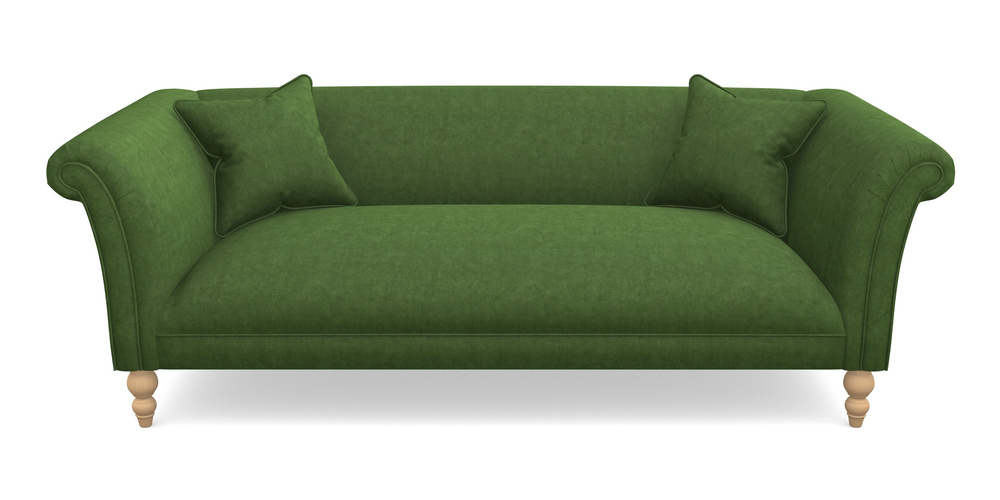 Product photograph of Woodbridge Bespoke 3 Seater Sofas In Clever Tough And Eco Velvet - Shamrock from Sofas and Stuff Limited