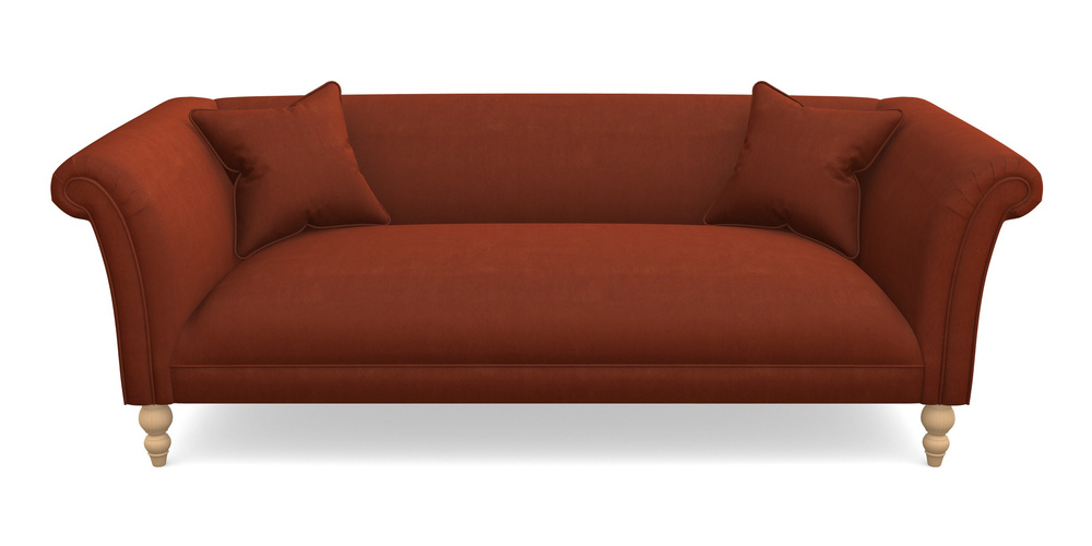 Product photograph of Woodbridge Bespoke 3 Seater Sofas In Clever Tough And Eco Velvet - Tawny from Sofas and Stuff Limited