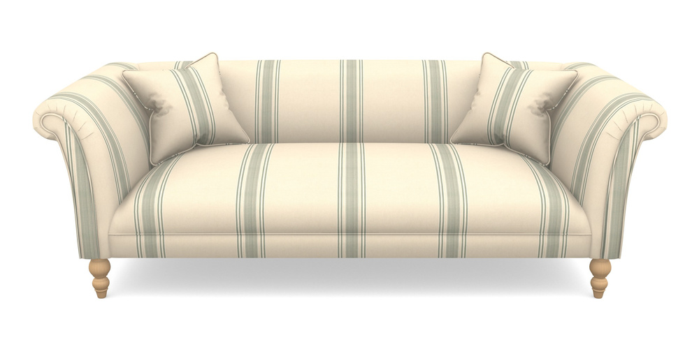 Product photograph of Woodbridge Bespoke 3 Seater Sofas In Cloth 22 - Racing Stripes Cheltenham - Mint from Sofas and Stuff Limited