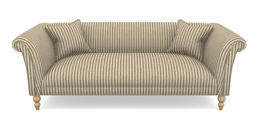 Product photograph of Woodbridge Bespoke 3 Seater Sofas In Cloth 22 - Pinstripe - Fallen Leaf from Sofas and Stuff Limited