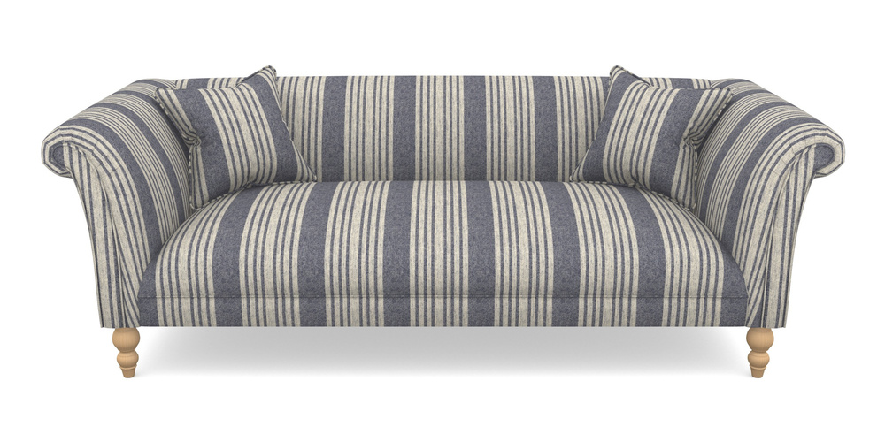 Product photograph of Woodbridge Bespoke 3 Seater Sofas In Cloth 22 - Bayadere - Deep Water from Sofas and Stuff Limited