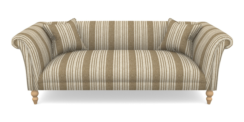 Product photograph of Woodbridge Bespoke 3 Seater Sofas In Cloth 22 - Bayadere - Fallen Leaf from Sofas and Stuff Limited