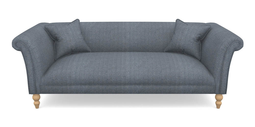 Product photograph of Woodbridge Bespoke 3 Seater Sofas In Dundee Herringbone - Denim from Sofas and Stuff Limited