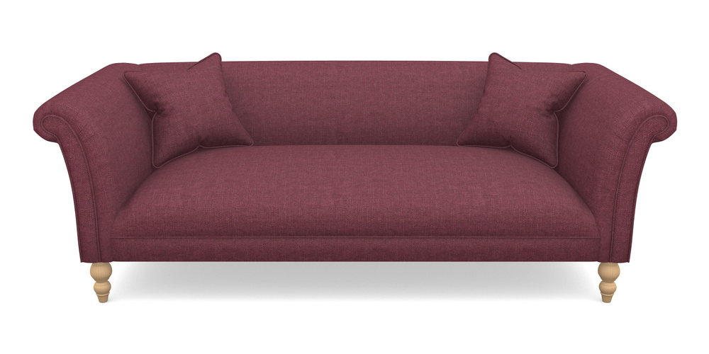 Product photograph of Woodbridge Bespoke 3 Seater Sofas In Easy Clean Plain - Chianti from Sofas and Stuff Limited