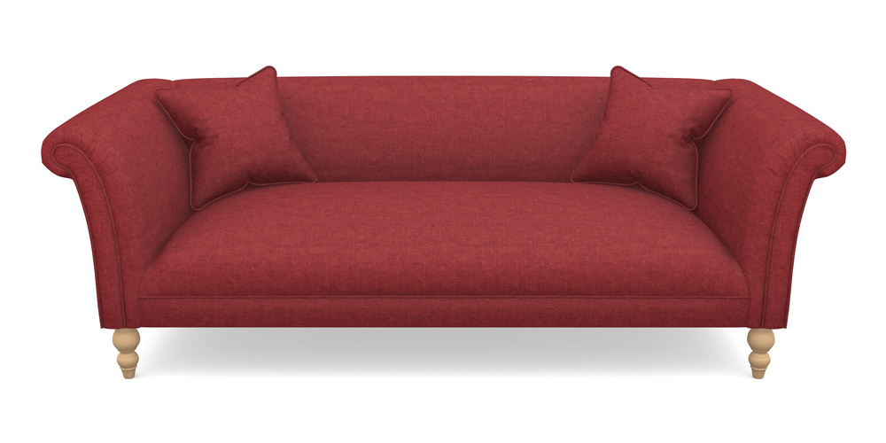 Product photograph of Woodbridge Bespoke 3 Seater Sofas In Easy Clean Plain - Claret from Sofas and Stuff Limited