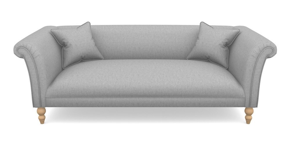 Product photograph of Woodbridge Bespoke 3 Seater Sofas In Easy Clean Plain - Silver from Sofas and Stuff Limited