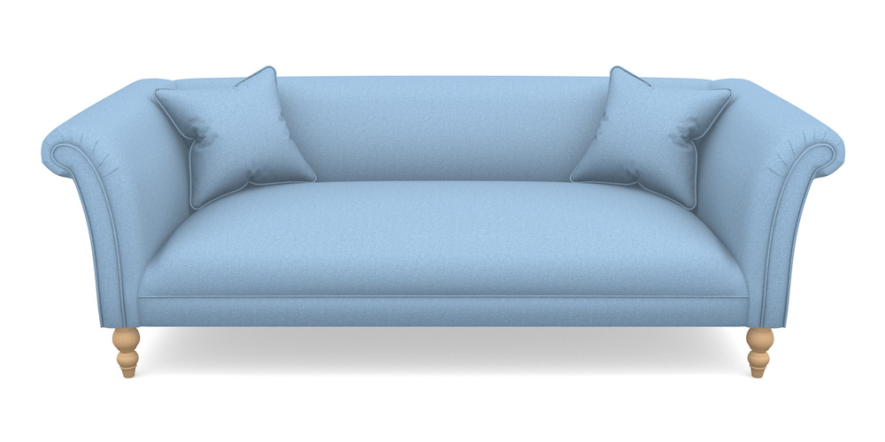 Product photograph of Woodbridge Bespoke 3 Seater Sofas In Eco Washable Cotton - Cornflower from Sofas and Stuff Limited