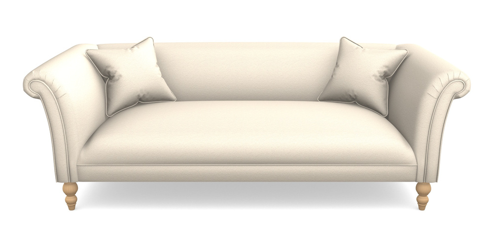 Product photograph of Woodbridge Bespoke 3 Seater Sofas In Eco Washable Cotton - Eggshell from Sofas and Stuff Limited