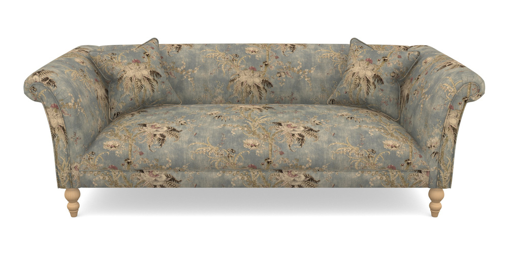 Product photograph of Woodbridge Bespoke 3 Seater Sofas In Floral Linen - Zefferino Danish Girl from Sofas and Stuff Limited