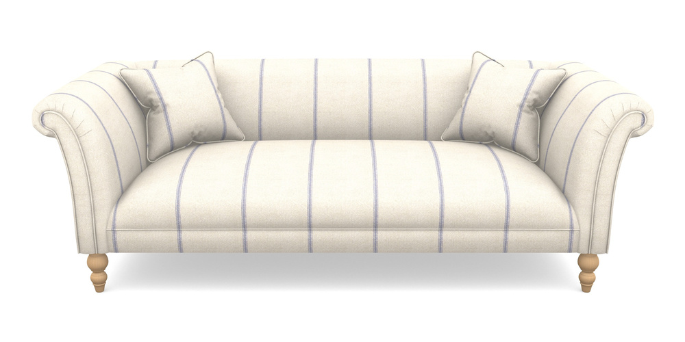 Product photograph of Woodbridge Bespoke 3 Seater Sofas In Grain Sack Stripe - Blue from Sofas and Stuff Limited