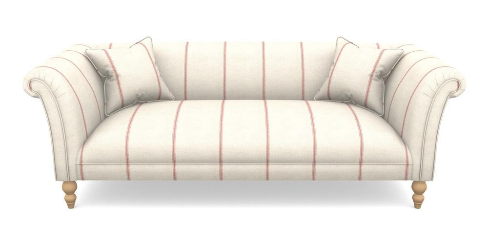 Product photograph of Woodbridge Bespoke 3 Seater Sofas In Grain Sack Stripe - Red from Sofas and Stuff Limited