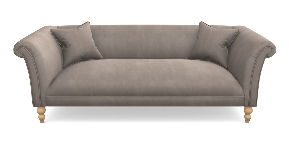 Product photograph of Woodbridge Bespoke 3 Seater Sofas In House Clever Velvet - Cocoa from Sofas and Stuff Limited