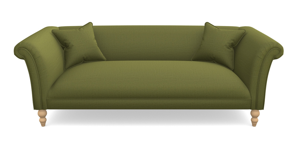 Product photograph of Woodbridge Bespoke 3 Seater Sofas In House Velvet - Olive from Sofas and Stuff Limited