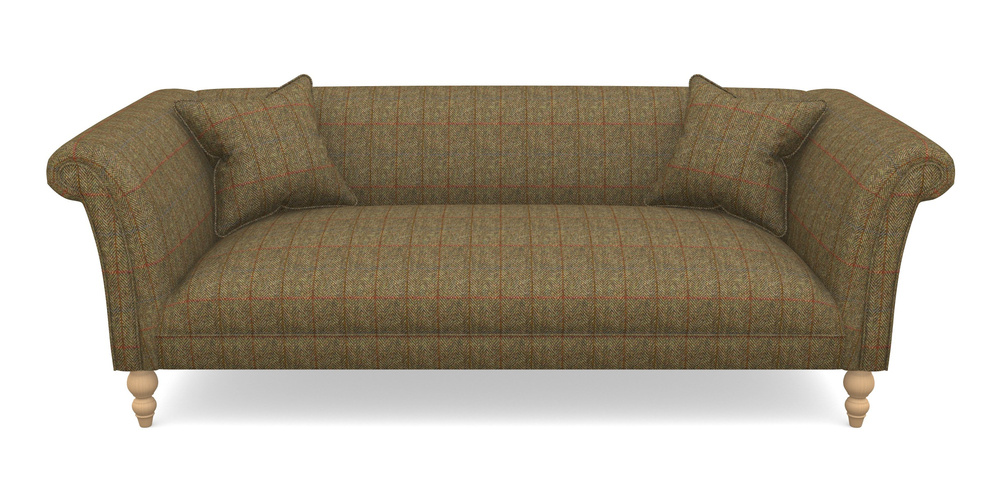 Product photograph of Woodbridge Bespoke 3 Seater Sofas In Harris Tweed House - Green from Sofas and Stuff Limited