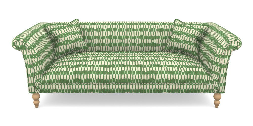 Product photograph of Woodbridge Bespoke 3 Seater Sofas In V A Brompton Collection - Ikat - Basil from Sofas and Stuff Limited