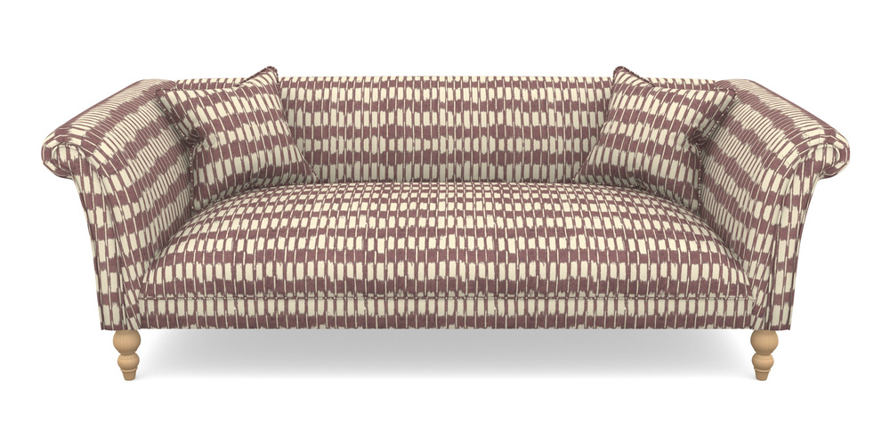 Product photograph of Woodbridge Bespoke 3 Seater Sofas In V A Brompton Collection - Ikat - Cacao from Sofas and Stuff Limited