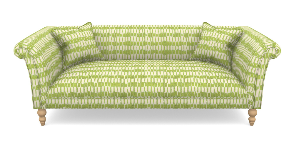 Product photograph of Woodbridge Bespoke 3 Seater Sofas In V A Brompton Collection - Ikat - Lime from Sofas and Stuff Limited