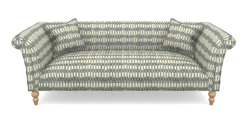 Product photograph of Woodbridge Bespoke 3 Seater Sofas In V A Brompton Collection - Ikat - Pebble from Sofas and Stuff Limited