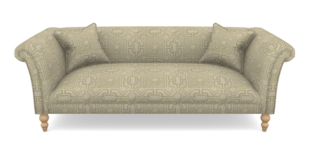 Product photograph of Woodbridge Bespoke 3 Seater Sofas In Rhs Collection - Large Knot Garden Linen - Olive from Sofas and Stuff Limited