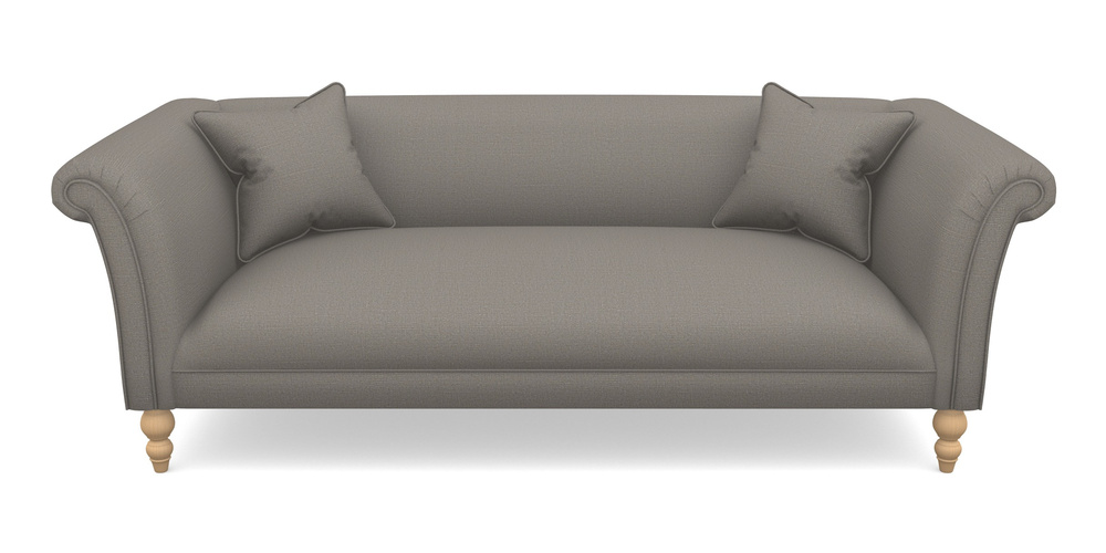 Product photograph of Woodbridge Bespoke 3 Seater Sofas In Plain Linen Cotton - Purple Haze from Sofas and Stuff Limited