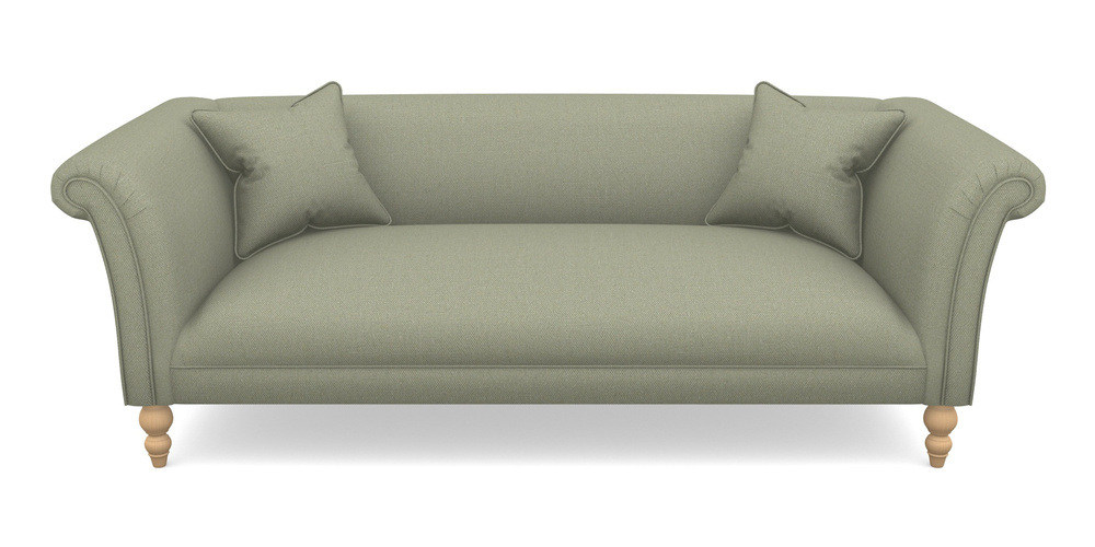 Product photograph of Woodbridge Bespoke 3 Seater Sofas In Plain Linen Cotton - Sage from Sofas and Stuff Limited