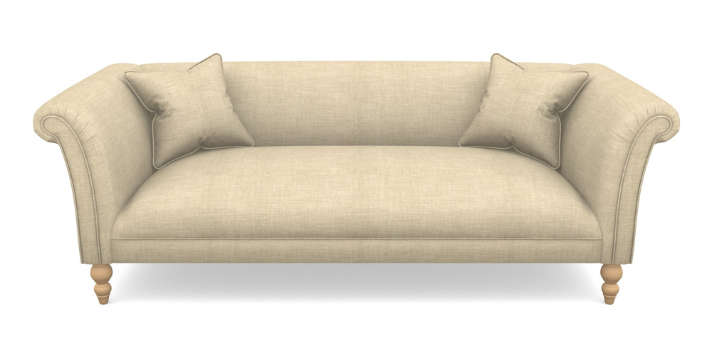 Product photograph of Woodbridge Bespoke 3 Seater Sofas In Posh Linen - Oatmeal from Sofas and Stuff Limited