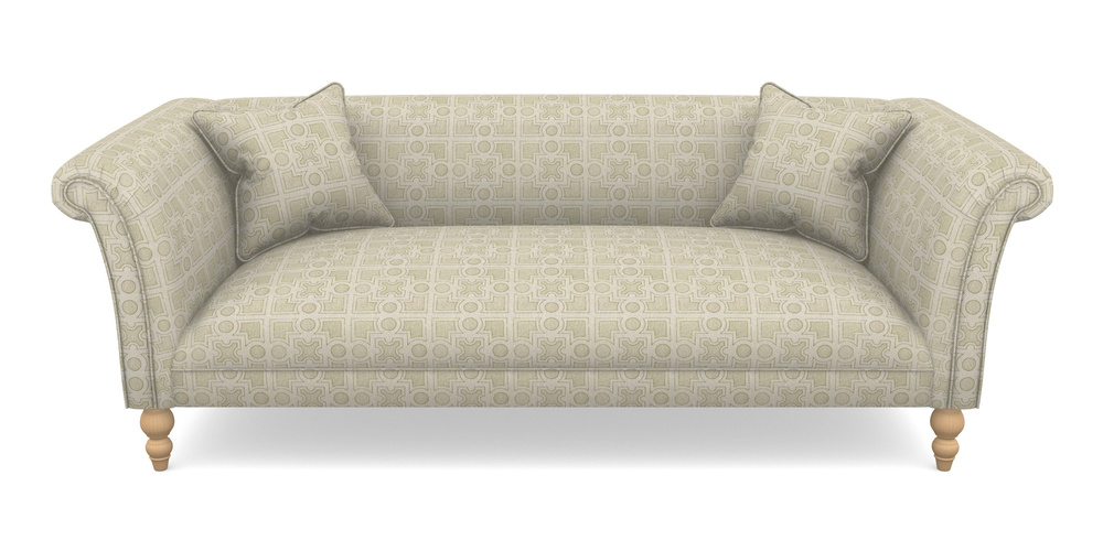 Product photograph of Woodbridge Bespoke 3 Seater Sofas In Rhs Collection - Small Knot Garden Cotton Weave - Olive from Sofas and Stuff Limited