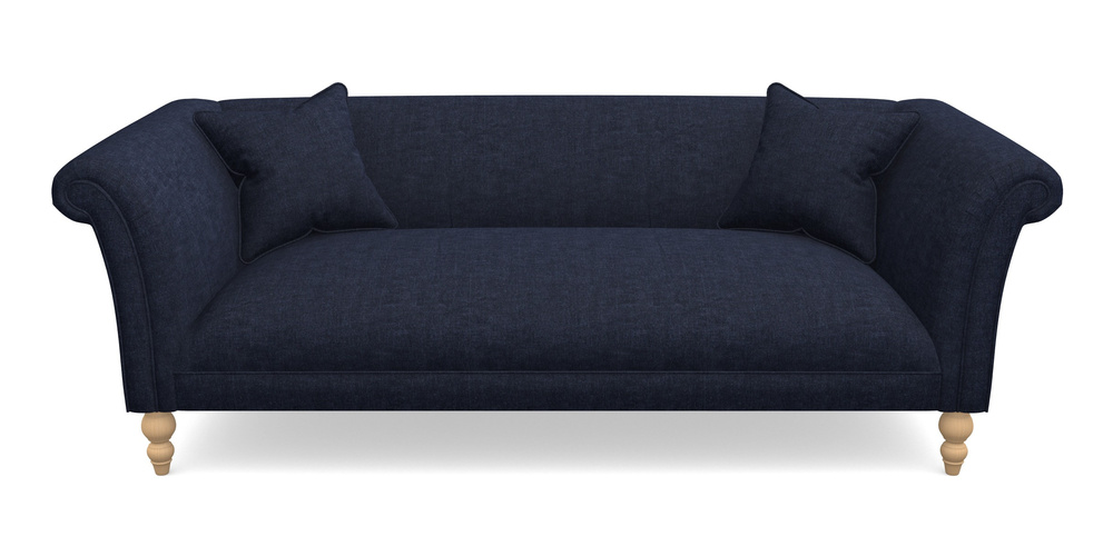 Product photograph of Woodbridge Bespoke 3 Seater Sofas In Super Soft Velvet - Navy from Sofas and Stuff Limited