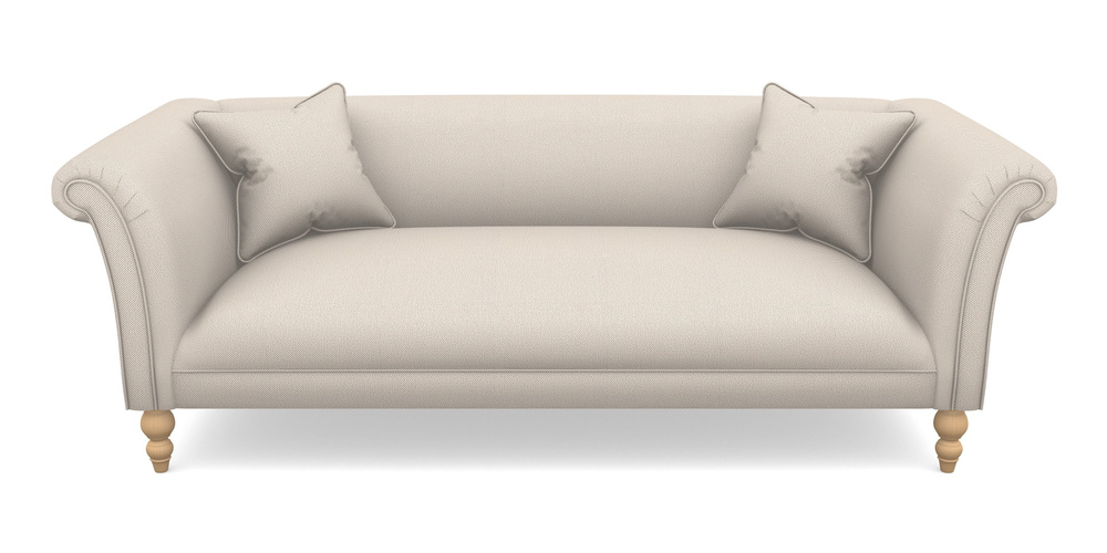 Product photograph of Woodbridge Bespoke 3 Seater Sofas In Two Tone Plain - Two Tone Biscuit from Sofas and Stuff Limited