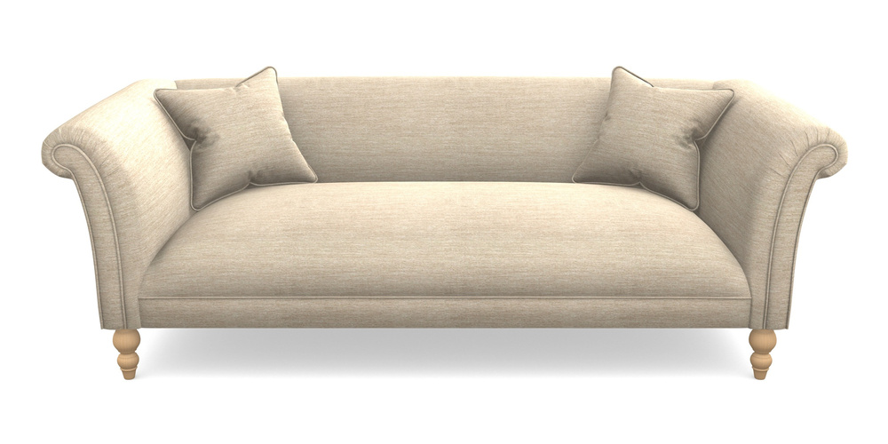 Product photograph of Woodbridge Bespoke 3 Seater Sofas In Textured Velvet - Almond from Sofas and Stuff Limited