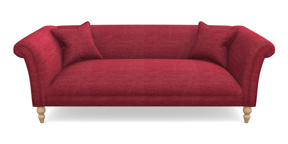 Product photograph of Woodbridge Bespoke 3 Seater Sofas In Textured Velvet - Firebrick from Sofas and Stuff Limited