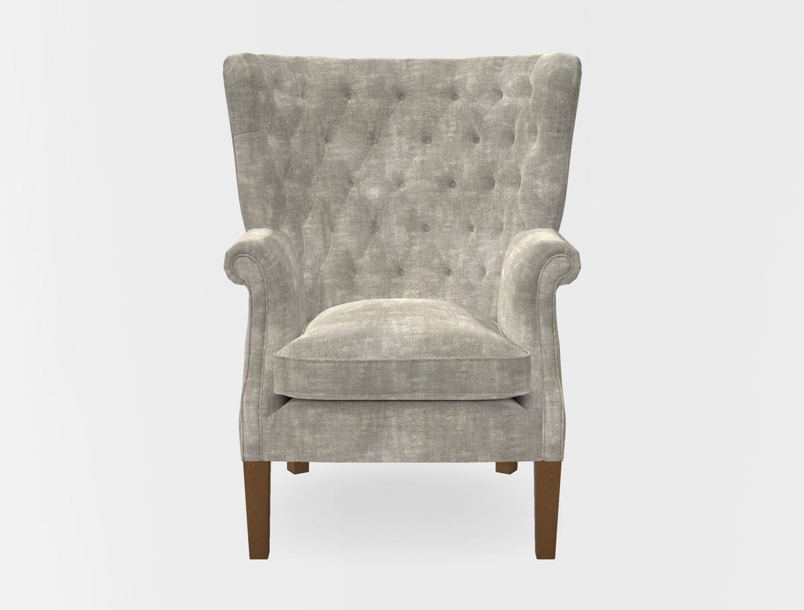 Whitewell Button Back front