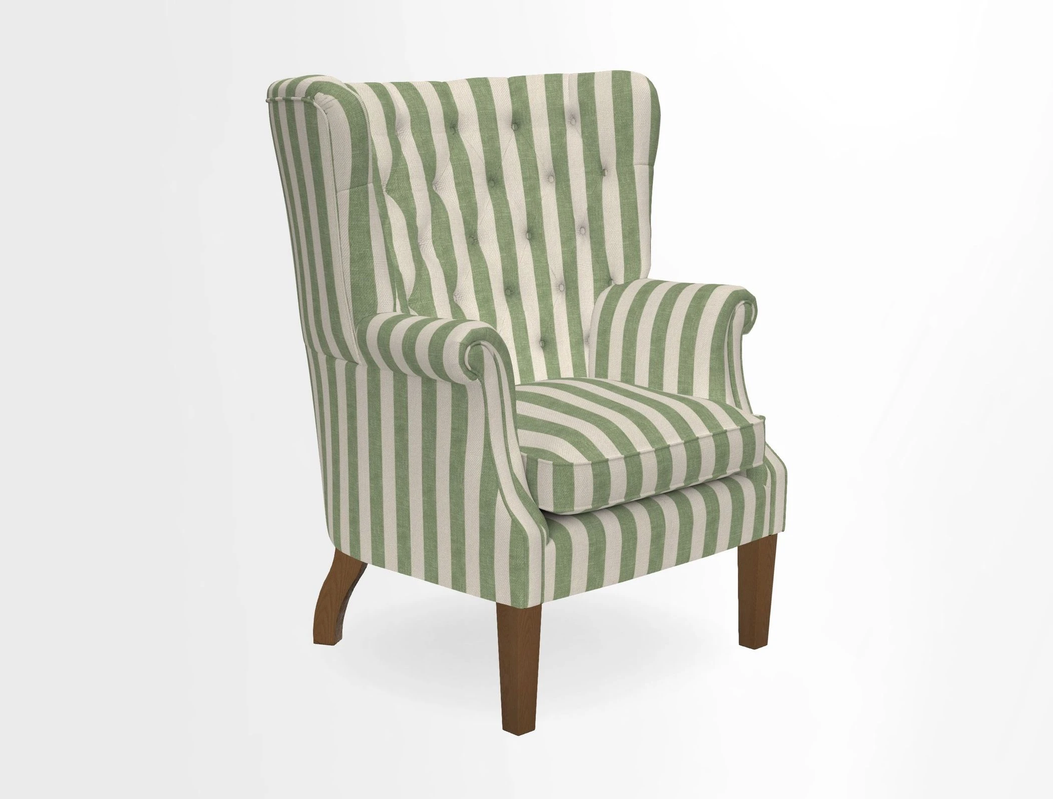 Whitewell Chair in RHS Collection Gertrude Jekyll Lattice Navy with Seat Back and Arms in Mohair Velvet Petrol