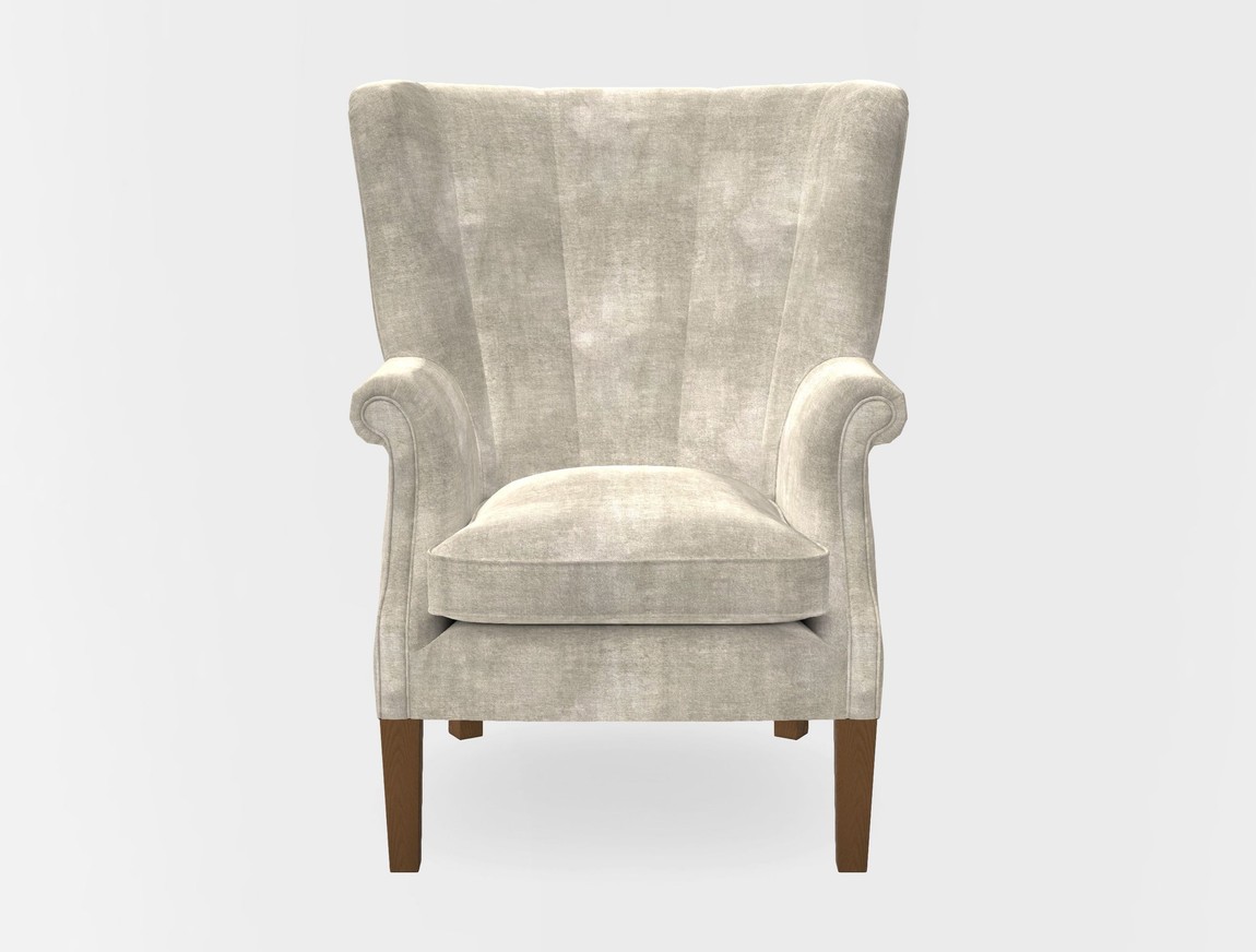 Whitewell Fluted Back front