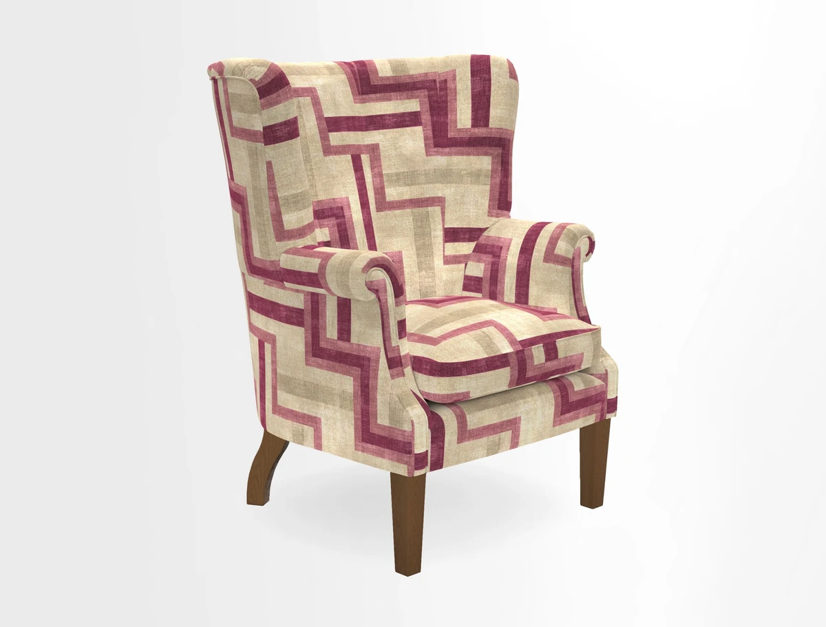 Whitewell Fluted Chair in Textured Velvet Veridian