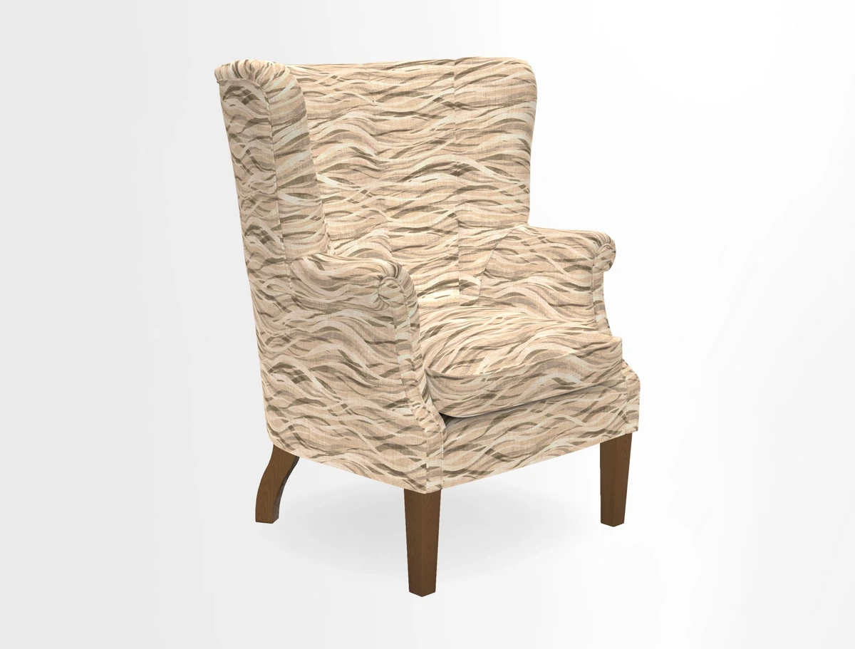 Whitewell Fluted Chair in Textured Velvet Veridian