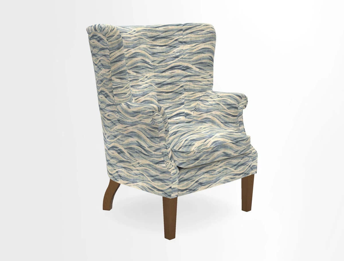 Whitewell Fluted Chair in Textured Velvet Veridian