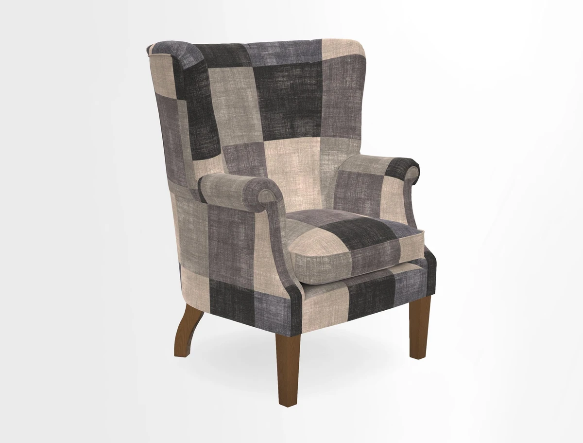 Whitewell Fluted Chair in Textured Velvet Veridian
